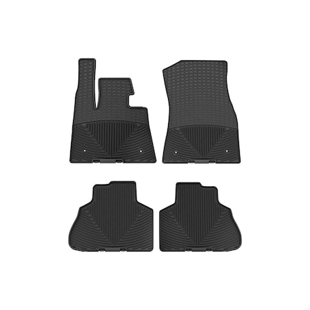 Weathertech Black, Front and Rear All Weather Floor Mats W565-W566