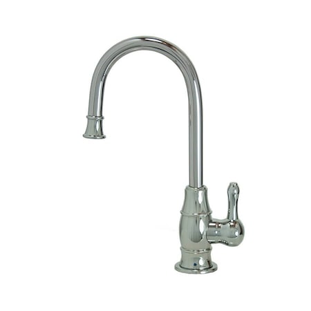 Mountain Plumbing Point-of-Use Drinking Faucet with Traditional Curved Body & Curved Handle MT1853-NL/CHBRZ