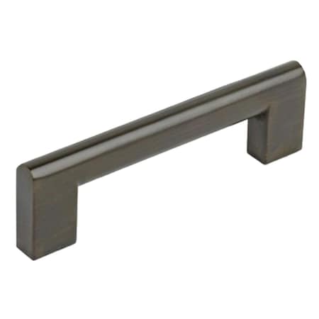 Gan Eden Flat Edge Pull, Brushed Oil Rubbed Bronze, 96 mm GA696946
