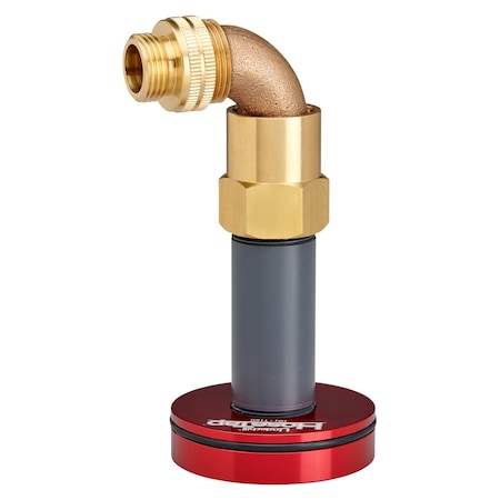 Underhill HoseTap HN-T150 Adapter with HS-101 Brass Swivel And A-BA107FM 3/4''MHTx1''FHT Adapter HN-T150S