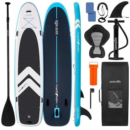 Serenelife 12 ft2 in Inflatable Paddle Board SLSUPFML100