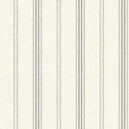Chesapeake Lovage Charcoal Linen Stripe Wallpaper 4134-72547
