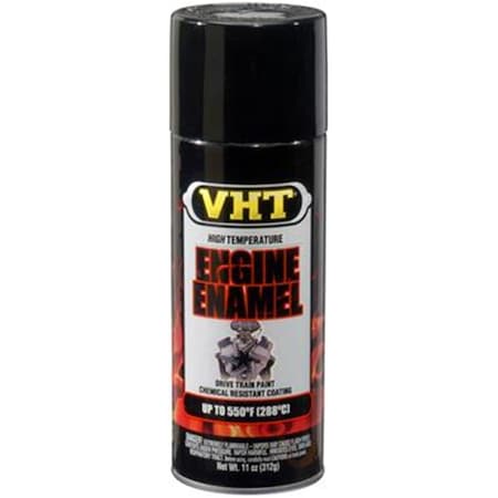 Vht SP124 Engine Enamel Gloss Black Can 11 Oz. S24-SP124