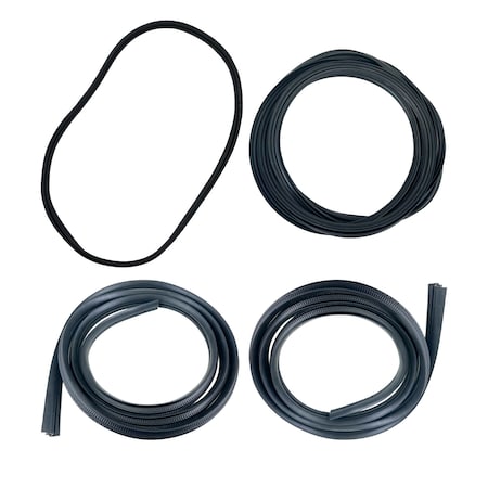 Fairchild Industries Weatherstrip Kit: Door Seals & Liftgate Seals, 2007-2014, Toyota FJ Cruiser KT4009