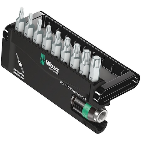 Wera Bit-Check 10 TX Universal 2, 10 pieces 5057115001