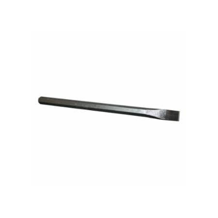 Mayhew Extra Long Cold Chisel, 12 in Long, 1/2 in Cut Width, Black Oxide 479-10207