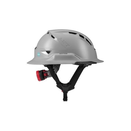 Radix Vented Full Brim Safety Helmet, Grey HRXF-25YC2