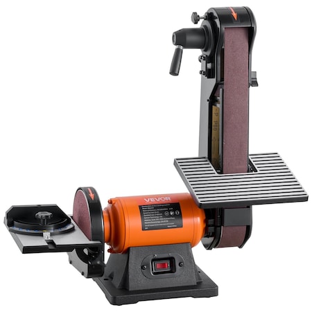 Vevor 6 in Disc Sander & 2 in x 42 in Belt Sander 420W Bench Belt Disc Sander Combo BD2601