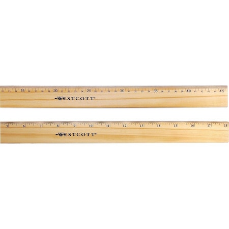 Westcott Ruler, Wood, 18 In 05228