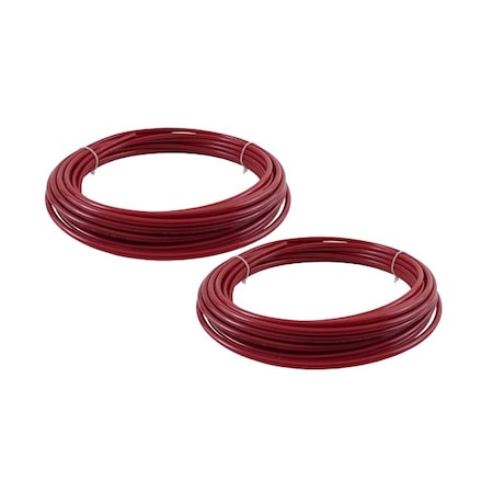 Mytee Products Air Line 1/2 in OD x 100 ft Red SAE J844 Nylon Air Brake Tubing DOT Approved, 2PK MP-ABT-1928-05-T100x2