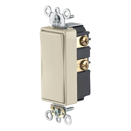 Leviton Wall Switch, Rocker, 3 A, Ivory 56081-2I