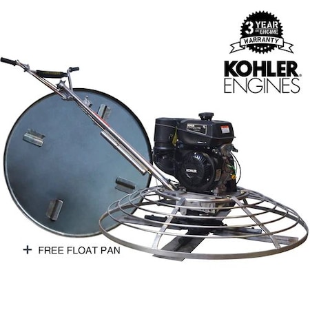 Jumping Jack 46" Power Trowel Edger with Kohler Engine for Cement Floor Surfaces JXPT46K