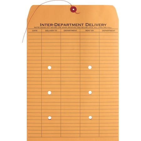 Business Source Filing Envelope, Brown, Kraft, PK100 BSN42255
