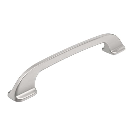 Richelieu 5 1/16-inch (128 mm) Center to Center Brushed Nickel Contemporary Cabinet Pull BP7350128195