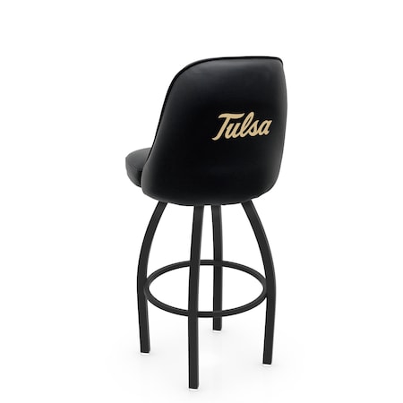 Holland Bar Stool Co Logo Grizzly Tulsa 36 in. Swivel Bar Stool with Black Wrinkle Finish L048