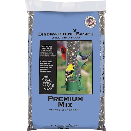 Birdwatching Basics 8 Lb. Premium Blend Wild Bird Food 1160