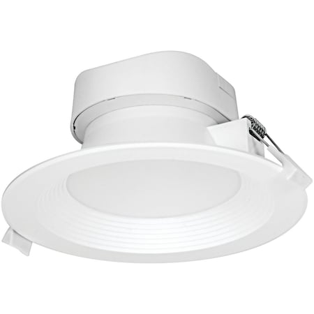 Satco 5''/6'' Direct Wired IC Rated White 4000K LED Recessed Light Kit S39028