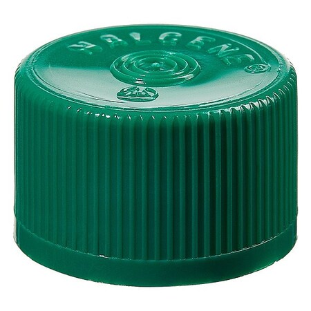 Nalgene Closure, Green, 22.1 mm Dia, PK2000 342158-0024
