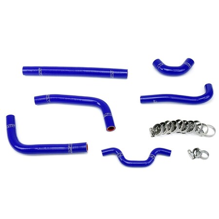 Hps Performance High Temp Reinforced Silicone Radiator Coolant Hose Kit, Blue, 57-1241-BLUE