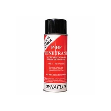 Dynaflux Visible Dye Penetrant System, Penetrant, 16 oz, Aerosol Can, 12PK 368-PHF315-16
