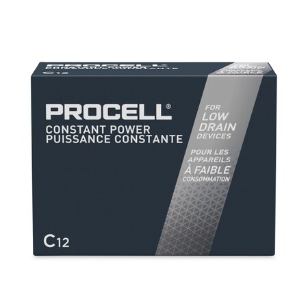 Procell Procell C Alkaline Battery, 12 PK, 1.5VDC PC1400