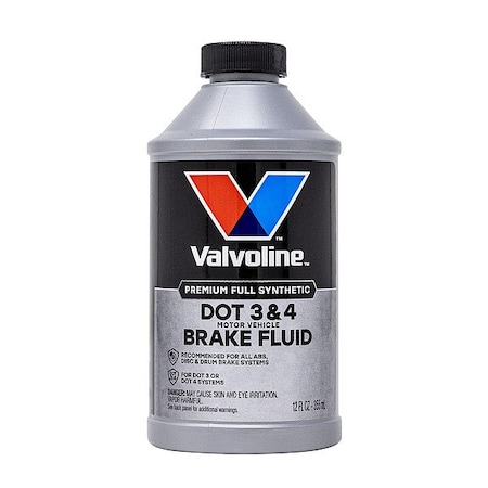 Valvoline Brake Fluid, Glycol, Yellow, 32 oz 601457