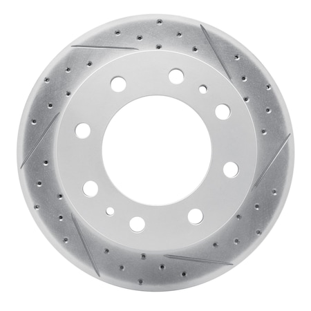 Dynamic Friction Co DFC Geoperformance Rotor - Drilled and Slotted 830-48038R