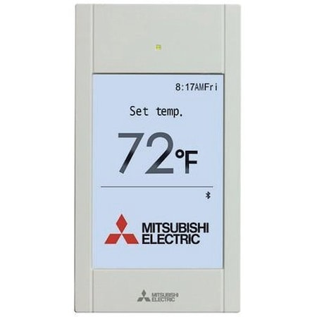 Mitsubishi Electric Handheld Remote Control, 5/8 in H, White PAR-CT01MAU-SB
