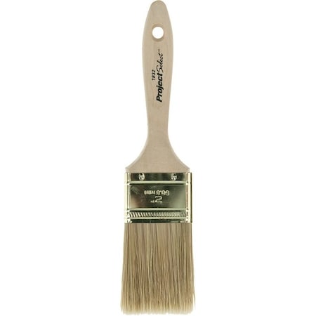 Linzer Paint Brush, 2 in W, 2-3/4 in L Bristle, China/Polyester Bristle 1832-2
