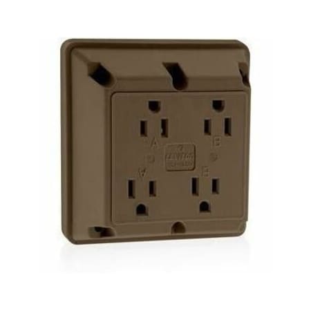 Leviton Four-In-One Receptacles 15 Amp, 125 Volt 1254