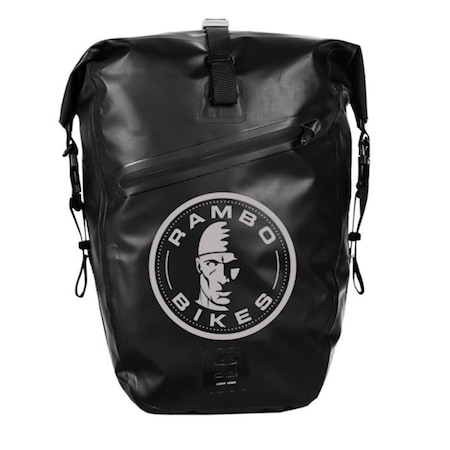 Rambo Bikes Half Waterproof Accessory Bag, Black R154