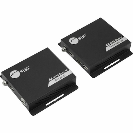 Siig HDMI 4K30HZ KVM OVER CAT 6 EXTENDER CE-H27R11-S1