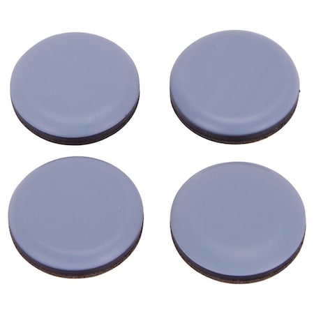 Prosource Furniture Glide, PTFE, Blue, Blue, 1-1/4 x 1-1/4 x 7/32 in Dimensions FE-50119-PS