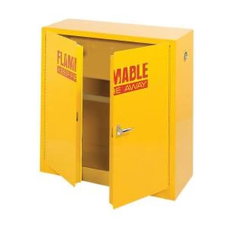 Sandusky Lee 43 in. W x 18 in. D x 44 in. H Flammable Safety Steel Cabinet - Yellow SC300F