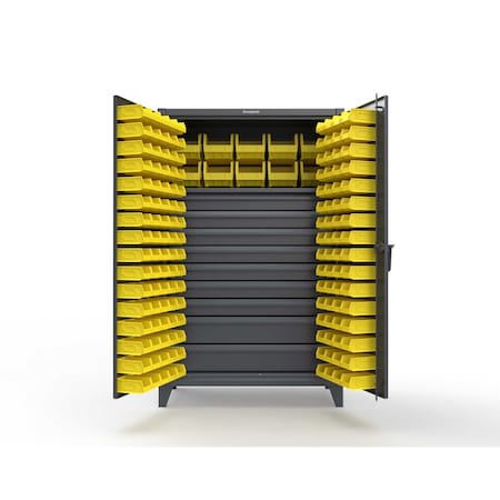 Strong Hold Industrial Bin Cabinet with 9 Drawers and a Shelf 46-BBS-241-9DB