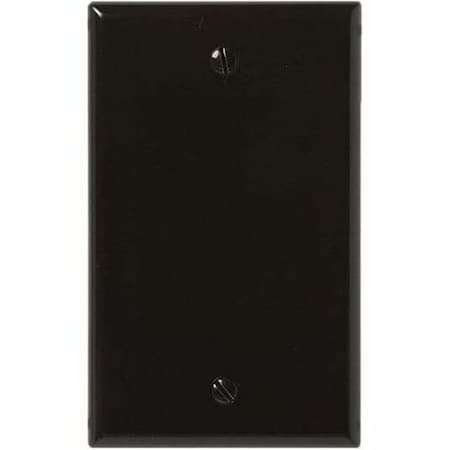 Leviton Faceplate, Number of Gangs: 1 Stainless Steel, Brown 85014-000
