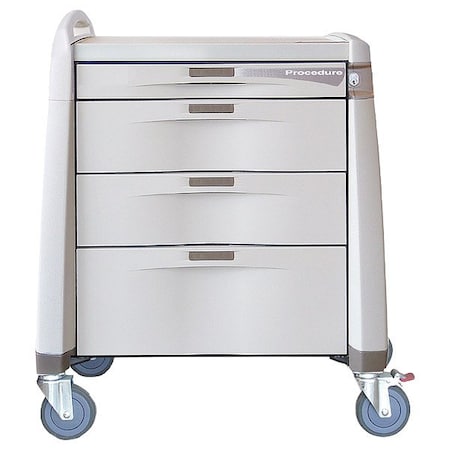 Capsa Healthcare Procedure Treatment Cart, 250lb, Assembled AM-PT-CMP-KEY