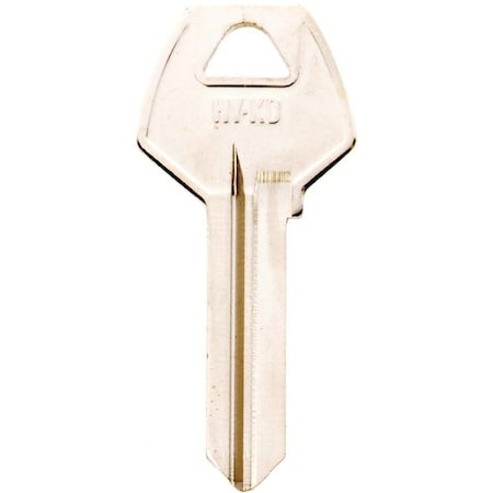 Hy-Ko Key Blank, Brass, Nickel, For: Corbin Russwin Cabinet, House Locks and Padlocks 11010CO98