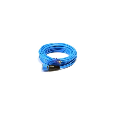 Pro Lock Extension Cord, Blue, 12/3, 50-Ft. D14412050BL