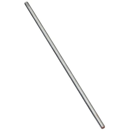 Stanley Stanley Hardware 179424 Threaded Rod, 5/16-18 Thread, UNC, Steel N179-424