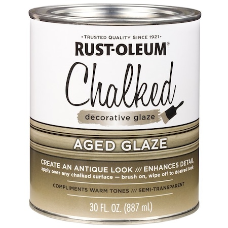Chalked Qt Rust-Oleum Aged Glaze Decorative Glaze 315881