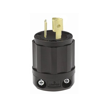 Leviton Industrial Grade Plug 15 Amp, 125 Volt 4720-B
