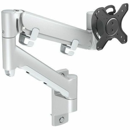 Atdec heavy duty wall mount, dynamic arm, spring assisted mount, suits flat monitor screens up to AWMS-HXW-S