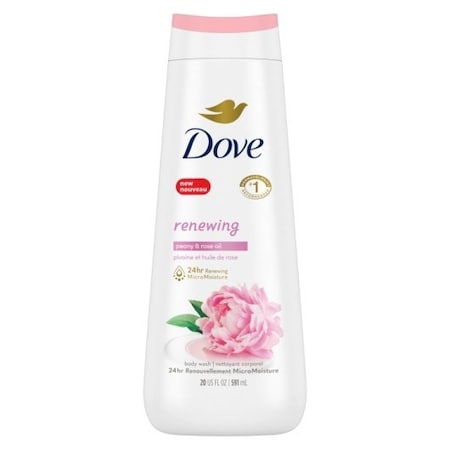 Dove Sweet Cream Plus Peony Body Wash, 22 Fluid Ounce, 4PK 68633