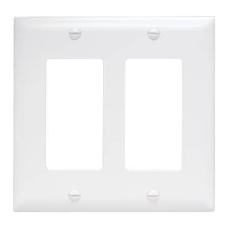 Pass & Seymour Wht 2G Decor Wall Plate TP262WCC30
