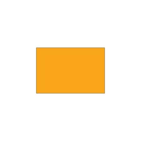 Bubblefast 2 x 3'' - Fluorescent Orange Removable Rectangle Labels BFDL1590FO