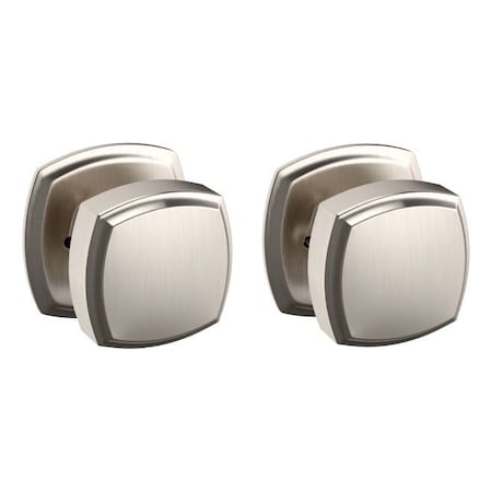 Baldwin Baldwin Preconfigured 5011 Knob with 5158 Rose Privacy Lock with 2-3/8in Backset and Full Lip 5011056PRIV