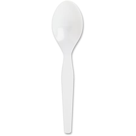 Genuine Joe Heavyweight Disposable Spoons - White, 1000PK GJO30402