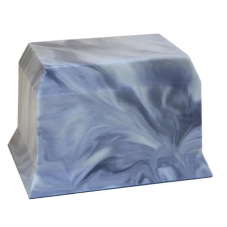 Fasttrack2Fitness Cultured Marble Cremation Princeton Adult Urn, Sky Blue FA2001543