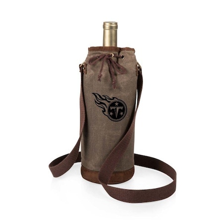 Picnic Time Family Of Brands NFL Tennessee Titans - Waxed Canvas Wine Tote 621-00-140-314-2